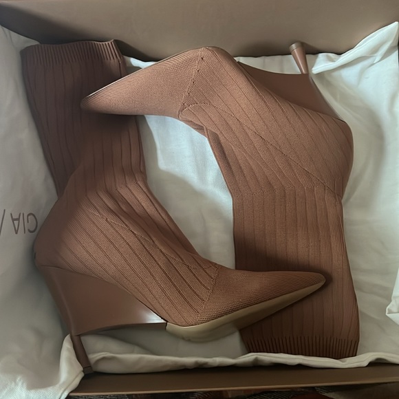 Gia Borghini Rosie Ankle boot Tan - Picture 4 of 12